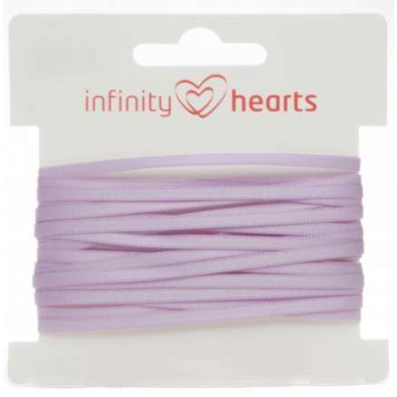 Infinity Hearts Satinband beidseitig 3mm 430 Lila - 5m von Infinity Hearts
