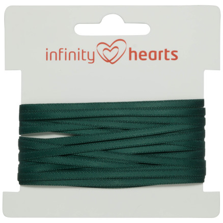 Infinity Hearts Satinband beidseitig 3mm 593 Armygrün - 5m von Infinity Hearts