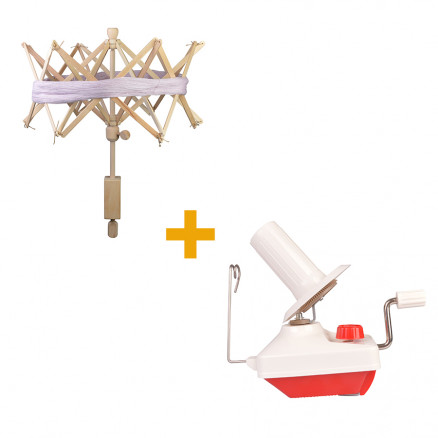 Infinity Hearts Schirmhaspel und Wollwickler Deluxe Set von Infinity Hearts