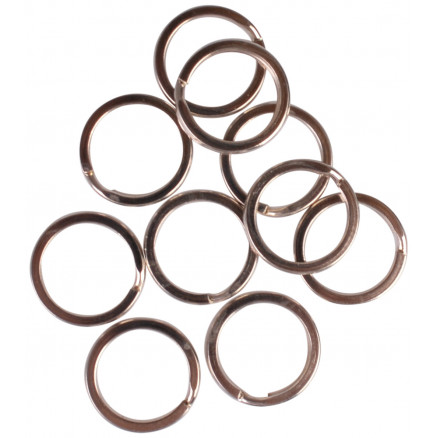 Infinity Hearts Schlüsselanhänger dick Silber 15mm - 10 Stk von Infinity Hearts
