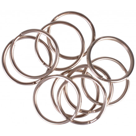 Infinity Hearts Schlüsselanhänger dünn Silber 30mm - 10 Stk von Infinity Hearts