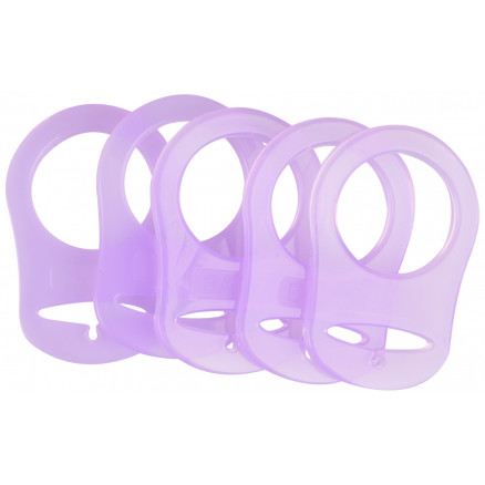 Infinity Hearts Schnullerclip/Schnulleradapter Lavendel 5x3cm - 5 Stk Infinity Hearts Schnullerclip/Schnulleradapter Lavendel 5x3cm - 5 Stk von Infinity Hearts