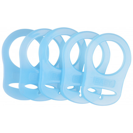 Infinity Hearts Schnullerketten-Adapter Blau 5x3cm - 5 Stück Infinity Hearts Schnullerketten-Adapter Blau 5x3cm - 5 Stück von Infinity Hearts