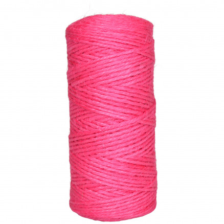 Infinity Hearts Schnur / Juteschnur Pink 2mm - 100m von Infinity Hearts
