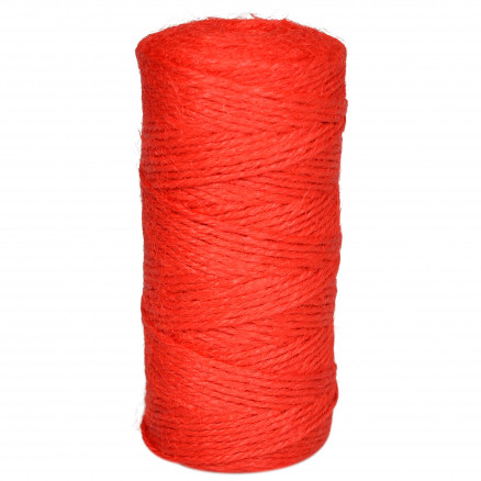Infinity Hearts Schnur / Juteschnur Rot 2mm - 100m von Infinity Hearts