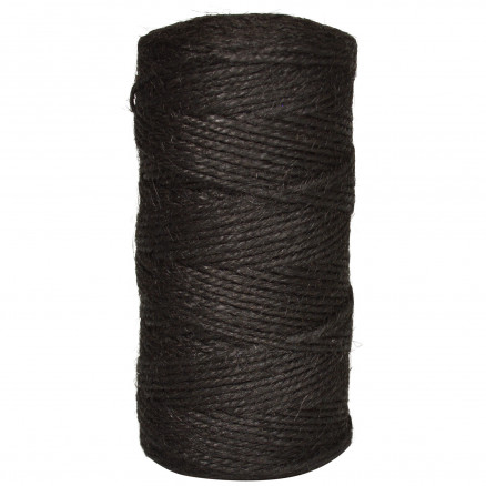 Infinity Hearts Schnur / Juteschnur Schwarz 2mm - 100 Meter Infinity Hearts Schnur / Juteschnur Schwarz 2mm - 100 Meter von Infinity Hearts