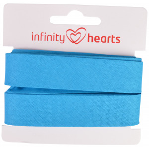 Infinity Hearts Schrägband Baumwolle 40/20mm 52 Türkis - 5m von Infinity Hearts