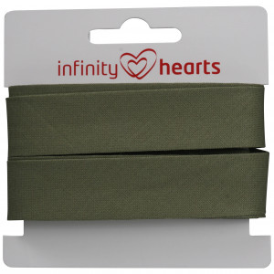 Infinity Hearts Schrägband Baumwolle 40/20mm 57 Armygrün - 5m von Infinity Hearts