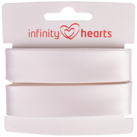 Infinity Hearts Schrägband Viscose Satin 40/20mm 1002 Weiß - 5m Infinity Hearts Schrägband Viscose Satin 40/20mm 1002 Weiß - 5m von Infinity Hearts