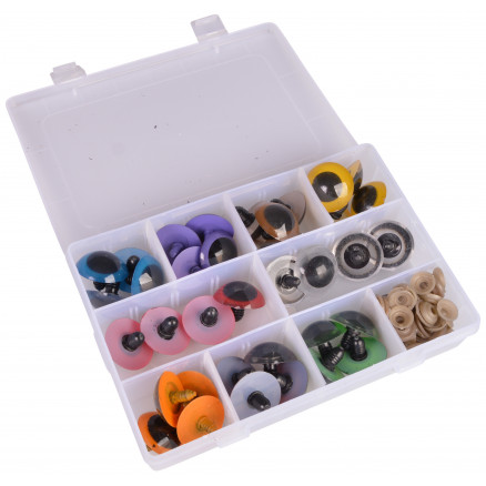 Infinity Hearts Sicherheitsaugen / Amigurumi Augen in Kunststoffbox Farbenmix 30mm - 18 Sets - 2. Wahl Infinity Hearts Sicherheitsaugen / Amigurumi Augen in Kunststoffbox Farbenmix 30mm - 18 Sets - 2. Wahl von Infinity Hearts