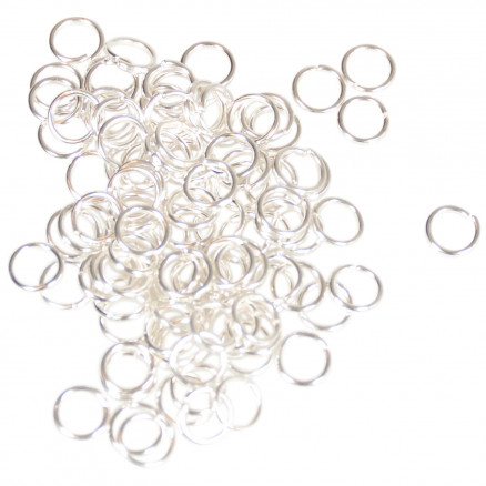 Infinity Hearts O-Ring Silber 5x0.7mm - 100 Stk. von Infinity Hearts