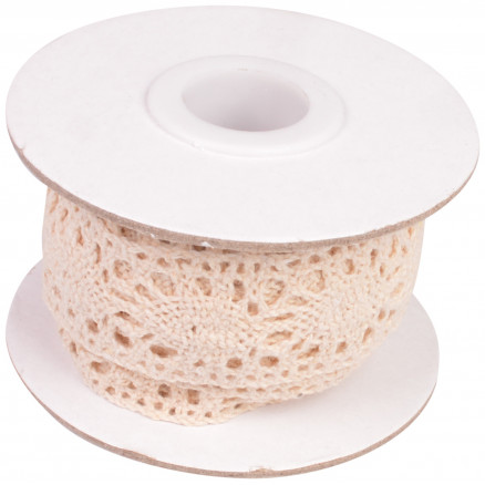 Infinity Hearts Spitzenband Beige 25mm 2,5m von Infinity Hearts