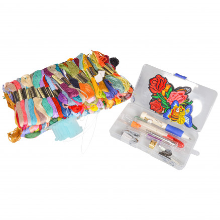 Infinity Hearts Punch Needle Stickerei Starter Pack Deluxe - 187 Stück von Infinity Hearts