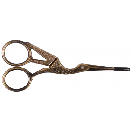 Infinity Hearts Stickschere Storch Antik Bronze 11,5cm - 1 Stk Infinity Hearts Stickschere Storch Antik Bronze 11,5cm - 1 Stk von Infinity Hearts
