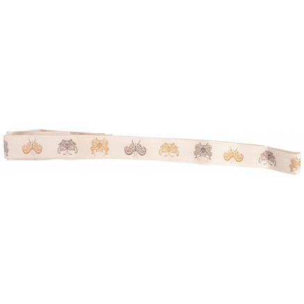 Infinity Hearts Stoff Bänder/Etiketten Bänder Schmetterlingsmotive 20mm - 3 Meter von Infinity Hearts