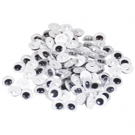 Infinity Hearts Wackelaugen Set in Kunststoffbox zum Aufnähen 10mm - 100 Stk von Infinity Hearts