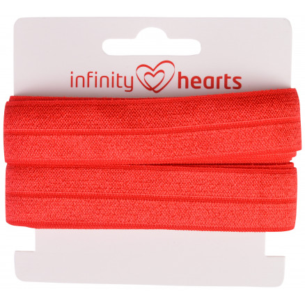 Infinity Hearts elastisches Einfassband 20mm 250 Rot - 5m von Infinity Hearts