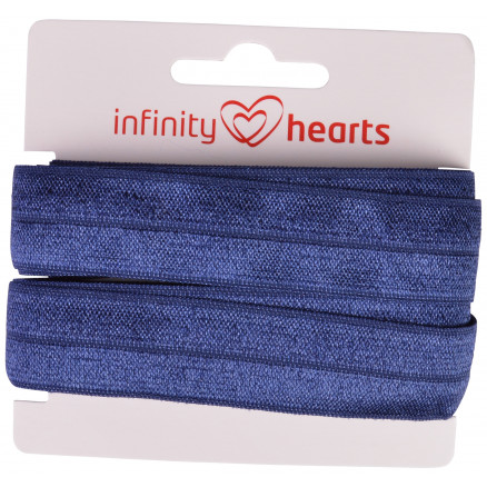 Infinity Hearts elastisches Einfassband 20mm 370 Marineblau - 5m von Infinity Hearts