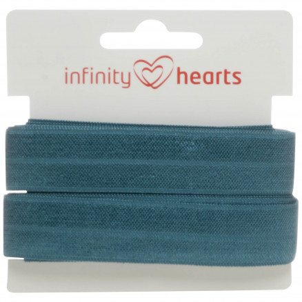 Infinity Hearts faltbares Elastikband 20mm 347 Petroleum - 5m von Infinity Hearts