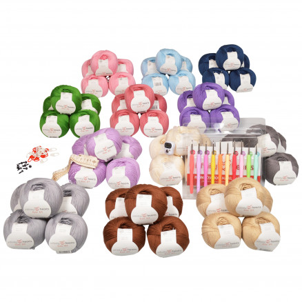 Infinity Hearts riesiges Häkelpaket - 3 kg Baumwollgarn Infinity Hearts riesiges Häkelpaket - 3 kg Baumwollgarn von Infinity Hearts