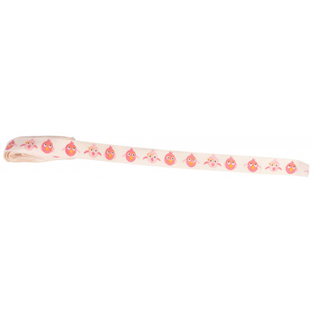 Infinity Herzen Stoffband Hühner Farbenmix 15mm - 3 Meter von Infinity Hearts