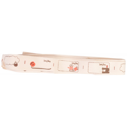 Infinity Herzen Stoffband Made by Labels versch. Figuren 20mm - 3 Mete von Infinity Hearts