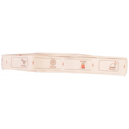 Infinity Herzen Stoffband Made by Labels versch. Motive 20mm - 3 Meter von Infinity Hearts