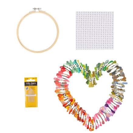 Stickerei-Anfänger-Set von Infinity Hearts