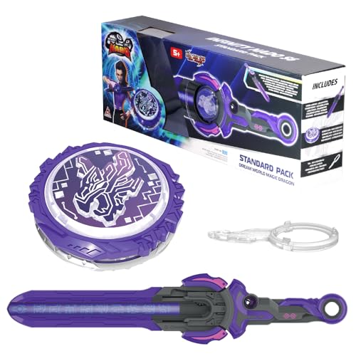 INFINITY NADO Kreisel für Kinder Metall Spielzeug Jungen, Battle Tops Kreisel Launcher Spielzeug, Spinning Tops Jungen ab 5 6 7 8 9 10 11 12 Jahre, Standard Pack Magic Dragon von Infinity Nado