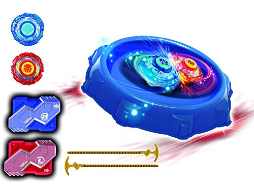 Infinity Nado Battle Arena Battle Set + 2 Kreisel,Kinderspielzeug für 5 6 7 8 9 10 11 12 Jahre alte Jungen&Mädchen, Geschenke für Halloween Weihnachten Ostern Geburtstag,EU624801N von Infinity Nado