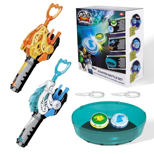 Infinity Nado Kreisel für Kinder Metall Spielzeug Jungen, Starter Battle Set, Battle Tops Kreisel Launcher, Spinning Tops Spielzeug für Kinder ab 5 Jahren von Infinity Nado