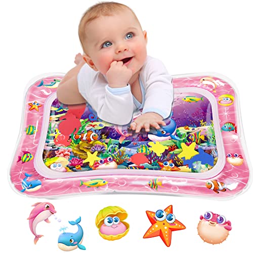 Infinno Wassermatte Baby, Baby Spielzeug für 3 6 9 Monate Mädchen und Jungen, sensorische Entwicklung, tolle Geschenkidee für Neugeborene von Infinno