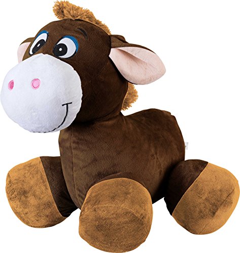Inflate-A-Mals INF-RO-HRS-EU Ride On Horse, braun, Large von Inflate-A-Mals