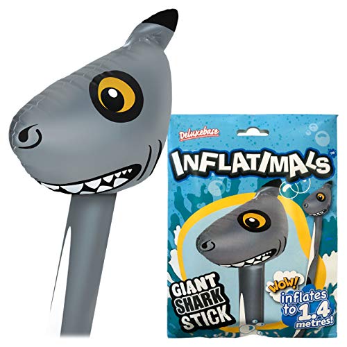 Inflatimals - Hai von Deluxebase. Riesiges aufblasbares Meerestier Aufblasbares Spielzeug. Perfektes aufblasbares Partygeschenk oder Partydekoration für Kinder Inflatimals - Hai von Deluxebase. Riesiges aufblasbares Meerestier Aufblasbares Spielzeug. Perfektes aufblasbares Partygeschenk oder Partydekoration für Kinder von Inflatimals