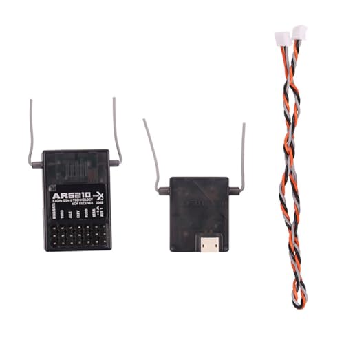 Inkoby AR6210 DSMX 2,4G 6-Kanal-Empfänger mit Satellit für DSM2 DX6i DX7 DX8 AR9020 JR DSX7 DSX9 Flugzeug von Inkoby