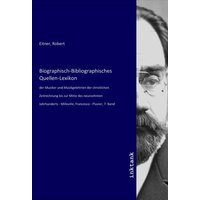 Biographisch-Bibliographisches Quellen-Lexikon von Inktank-publishing