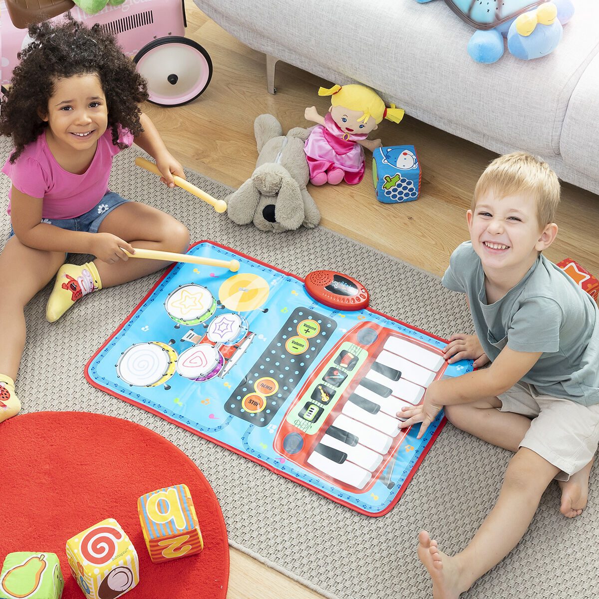 2 in 1 Spielmatte Beats'n'Tunes InnovaGoods 2 in 1 Spielmatte Beats'n'Tunes InnovaGoods von InnovaGoods