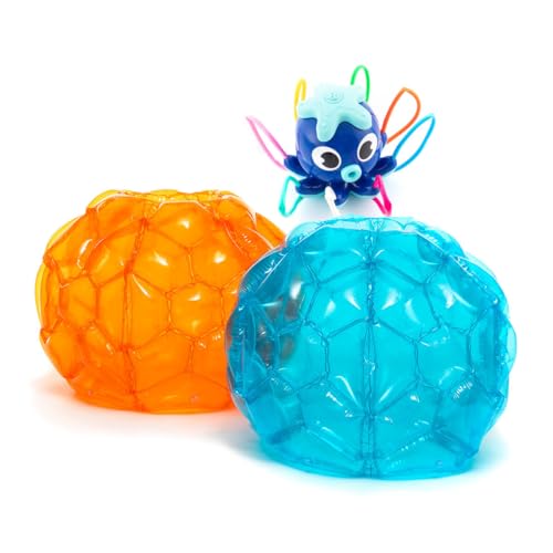 InnovaGoods® Aufblasbarer Blasenball + Gartenwassersprinkler, aufblasbarer menschlicher Ball, Kollisionskugel, aufblasbarer Stoßfängerball, Spielzeug für Kinder im Freien, Pool, Garten. von InnovaGoods