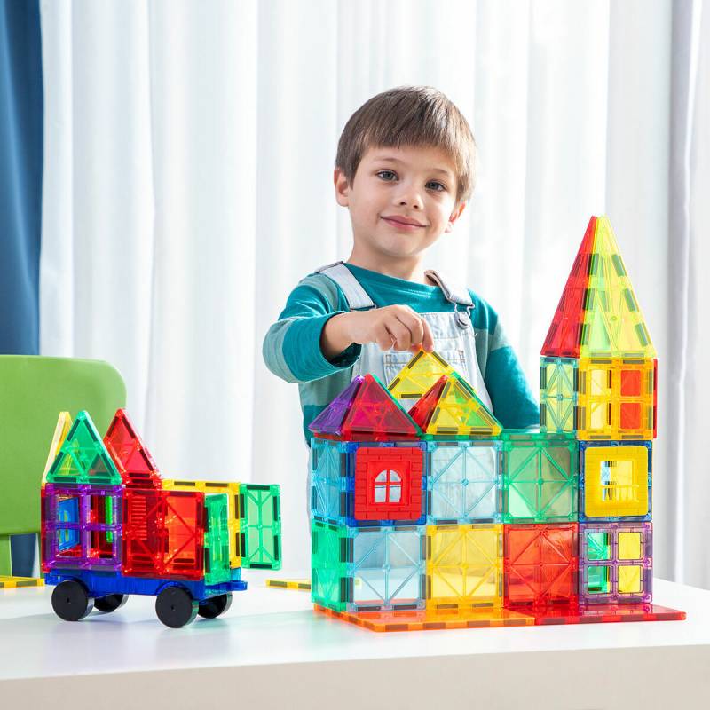 Magnetische 3D-Bausteine Magoks InnovaGoods 57 Stücke von InnovaGoods