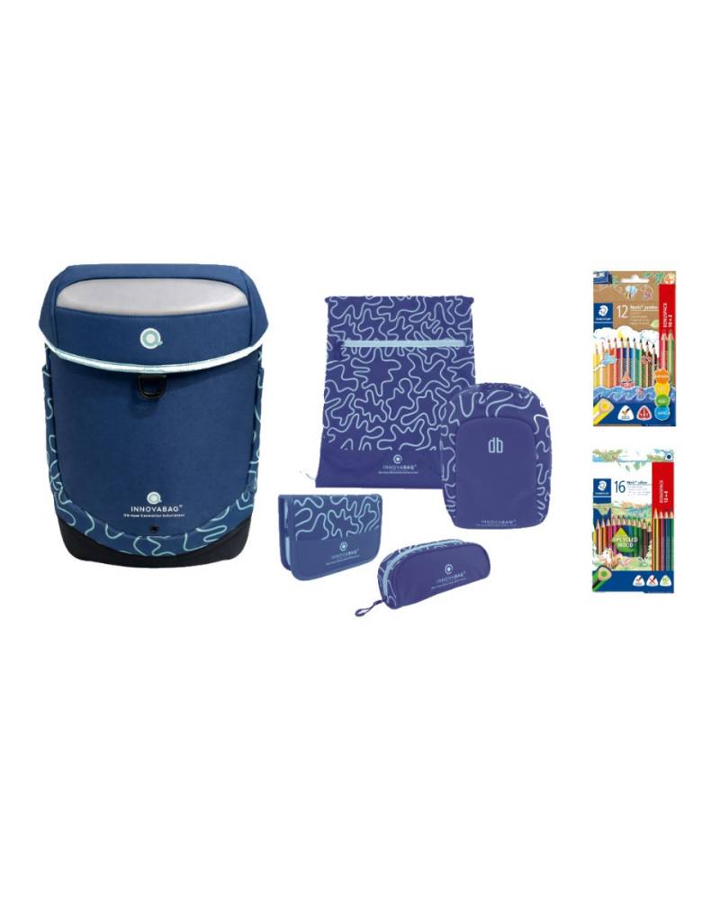 Innovabag Schulranzen Set Blue Innova 8tlg. von Innovabag