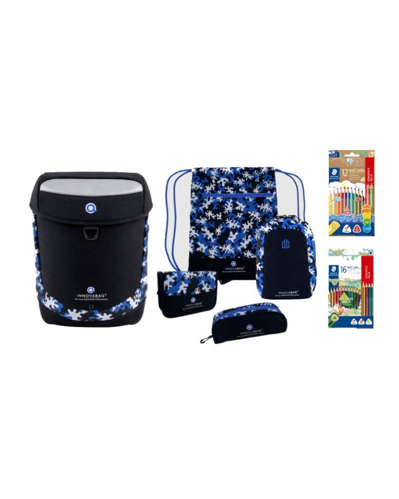 Innovabag Schulranzen Set Nero Blue 8tlg. von Innovabag