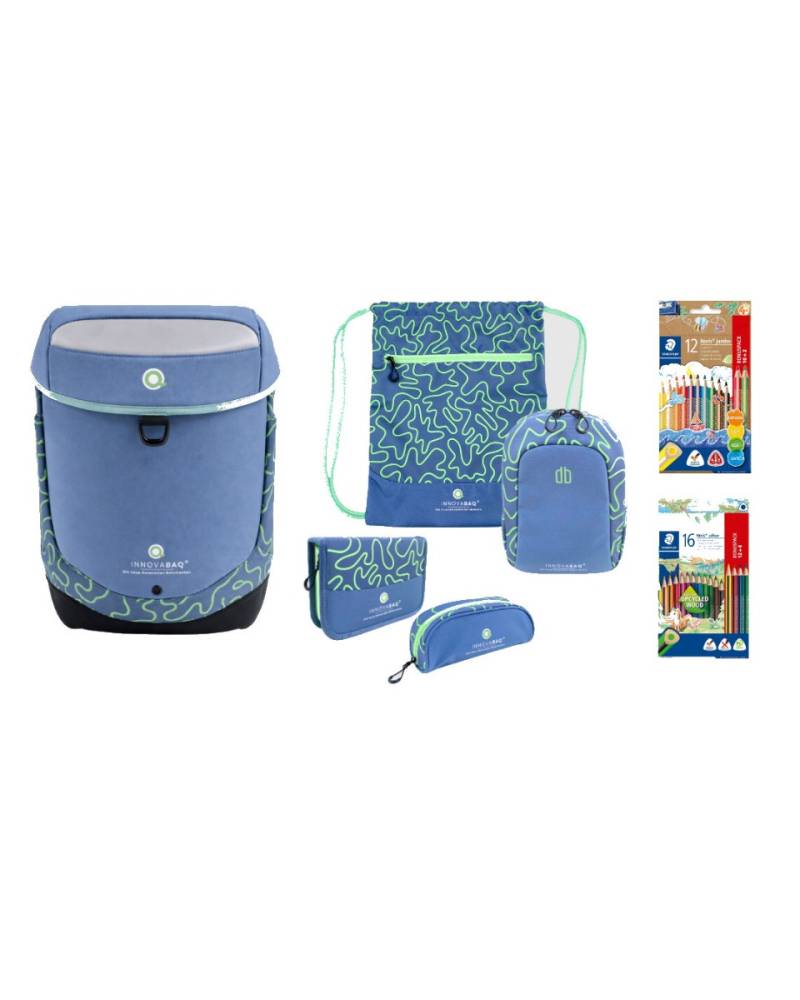 Innovabag Schulranzen Set Space Grey 8tlg. von Innovabag