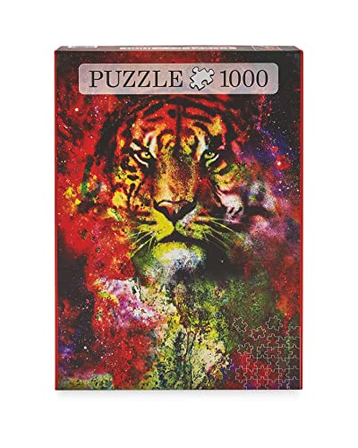 Puzzeln macht Spaß! Künstler Tiger Tier 1000 Teile Puzzle Puzzle Geschenk Familienspiel von Innovakids
