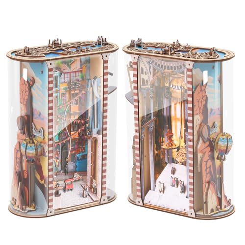 DIY Booknook Kits for Adults Wooden Book Nook Miniature House Kit - 3D Puzzle Bookshelf Crafts Dollhouse with Turkish Landscape, Magical Istanbul Home Decor for Adults DIY Booknook Kits for Adults Wooden Book Nook Miniature House Kit - 3D Puzzle Bookshelf Crafts Dollhouse with Turkish Landscape, Magical Istanbul Home Decor for Adults von Insgen