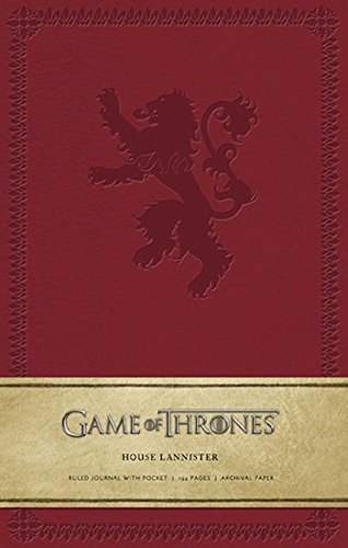GAME OF THRONES: HOUSE LANNISTER HARDCOVER RULED JOURNAL von Simon & Schuster