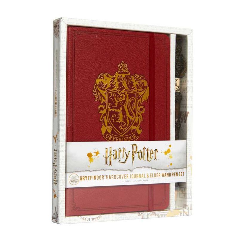 Harry Potter: Gryffindor Hardcover Journal and Elder Wand Pen Set von Insights