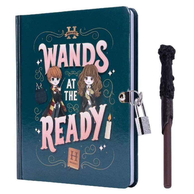 Harry Potter: Wands at the Ready Lock & Key Diary von Insights