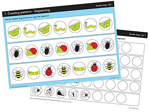 Inspirierende Klassenzimmer 8.022.488,4 cm Nummer Bug Marken Arbeit Karte Educational Spielzeug von Inspirational Classrooms