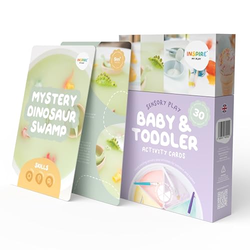 Inspire My PLAY - 30 x Baby und Kleinkind sensorische Spielaktivitätskarten - Inspiration für kreative Spielaktivitäten - sensorische Karten für Babys lernen von Inspire My Play