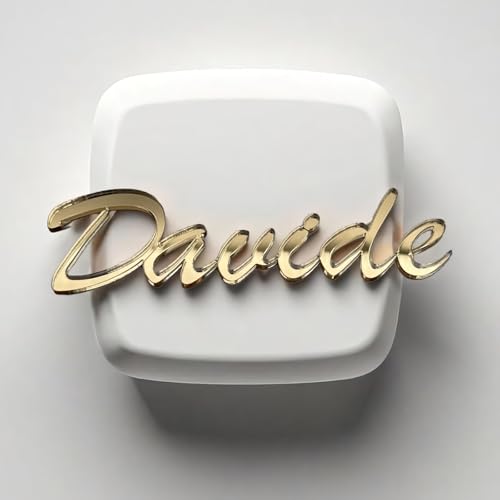 Personalisierter Schriftzug aus Plexi Acryl Gold Spiegel mit Namen oder Wunschtext Dekoration für Kuchen, Veranstaltungen, Kinderzimmer und mehr, erhältlich in verschiedenen Größen (35 cm) von Instant Project